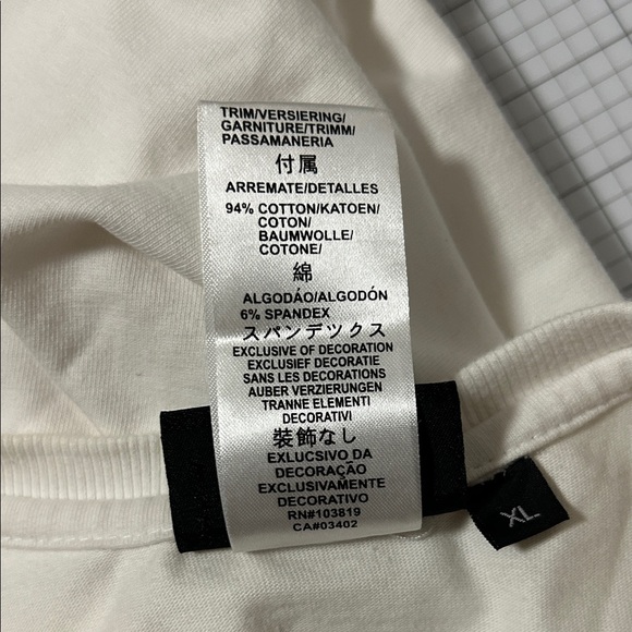 Harley-Davidson Shirt Men Size XL White Embroidered Long Sleeve Tee Flame *flaw - Picture 9 of 12